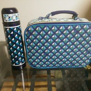 Tori Burch Lunch Box with Thermos